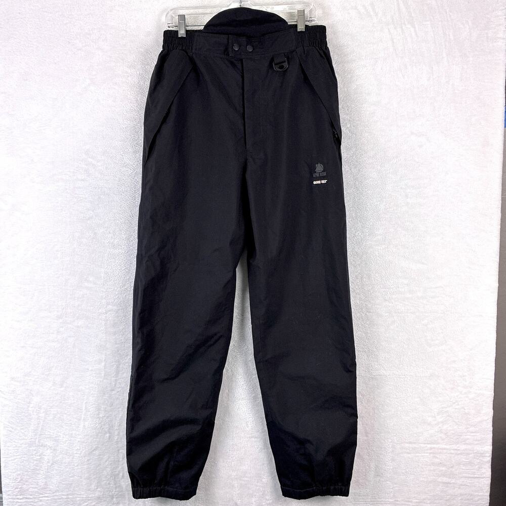 VTG Alpine Design Snow Pants Men M Black GoreTex Performance Outdoors Waterproof